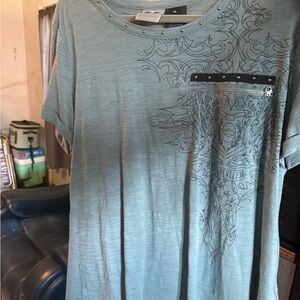 Harley-Davidson Blue Graphic Women's Tee